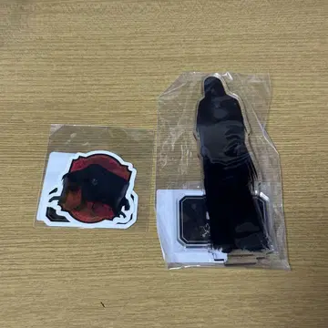 문자화 DMM 스크래치 하이바이 남자 아크릴 스탠드 스티커 세트