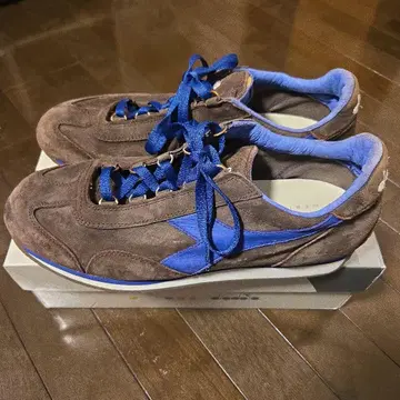 새상품 미사용 Diadora 헤리티지 브라운/블루