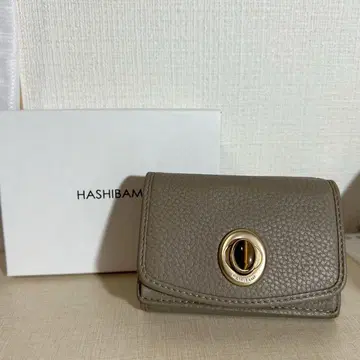 HASHIBAMI 그레이 3단 폴더형 지갑