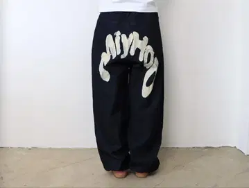 MIYHOO 빈티지 워싱 청바지 (크림)