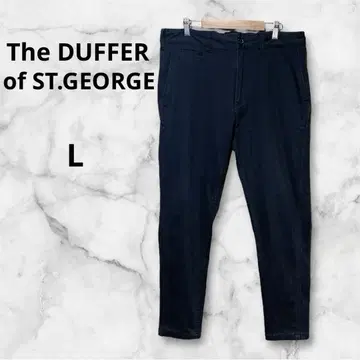 The DUFFER of ST.GEORGE 스트레이트 팬츠 블랙 L