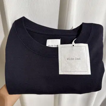 wide dad Dad LONG SLEEVE T-SHIRTS 네이비
