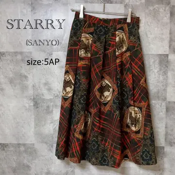 [ STARRY ] (SANYO) 플레어 스커트 올 패턴 5AP