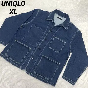 [ 새상품 ] UNIQLO U 유니클로  네이비 데님 워크 자켓 XL