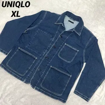 [ 새상품 ] UNIQLO U 유니클로  네이비 데님 워크 자켓 XL