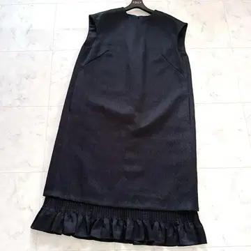 컨디션 최상 ADORE 23AW 블랙 라벨 헤링본 자카드 원피스