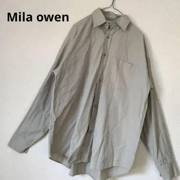 Mila owen 빅 실루엣 셔츠 볼륨 셔츠 F