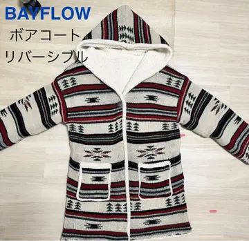 베이플로우 BAYFLOW 보아 코트 리버서블 코트 후드티 보아