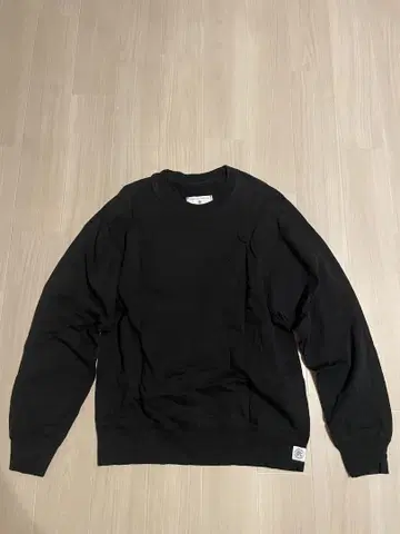 REIGNING CHAMP 블랙 맨투맨 S 사이즈