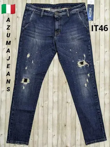 AZUMA JEANS 아즈마 데님 치노 슬림 핏 청바지 IT46