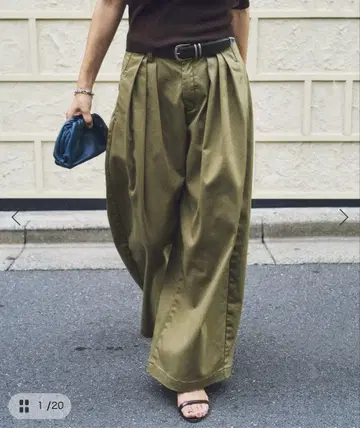 Plage R'IAM Super wide CHINO 팬츠