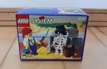 초레어 미개봉 LEGO 남해의 용사 시리즈 6232 해골과 해적 1996