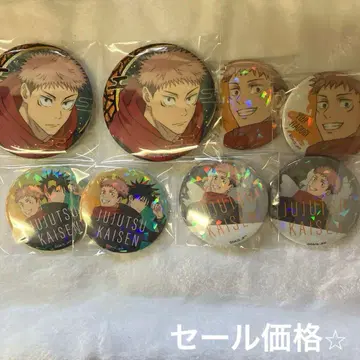 주술회전 [ 이타도리 유지 ] 캔뱃지 8개 세트