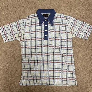 VAN HEUSEN 70s 자카드 피케 셔츠 레어