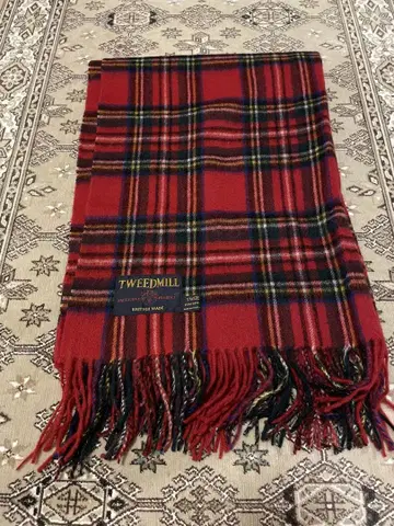 TWEEDMILL 타탄 체크 머플러