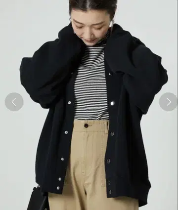 새상품급 프릭스스토어 헤비웨이트 속기모 스냅 가디건 자켓