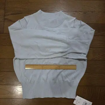 SNIDEL 라이트 블루 긴팔 니트 F