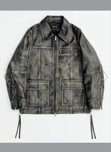 Leather Single Soutien Colored Jacket