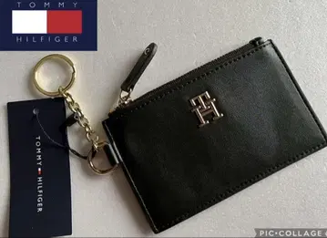 Tommy Hilfiger 카드 수납 동전 지갑 ID 패스케이스 블랙