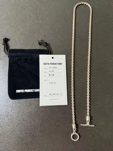 COOTI PRODUCTIONS Whip Necklace silver
