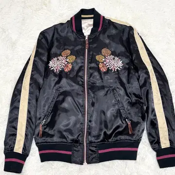 TAKEO KIKUCHI 스카잔 리버서블 꽃무늬 자수