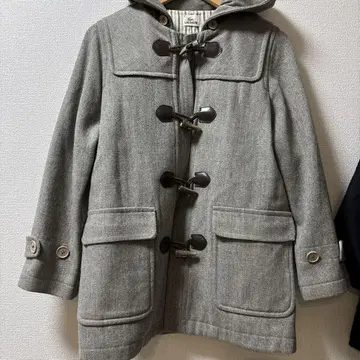 LACOSTE 그레이 더플 코트 사이즈 42