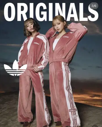 adidas W ADIBREAK VELOUR TT 중성 상하의 세트