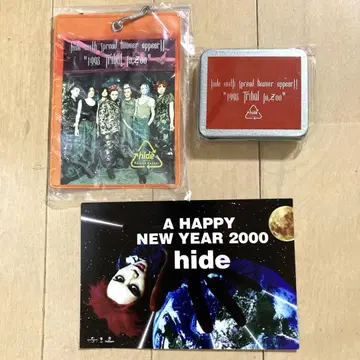hide 캔뱃지, 엽서, 패스 케이스
