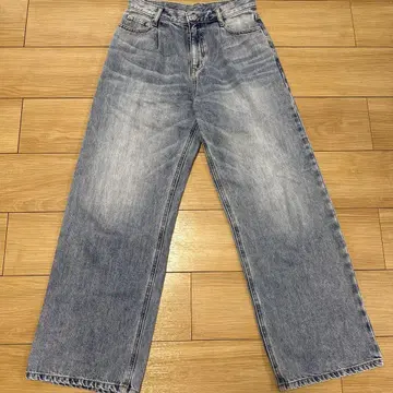 cafune 카프네 데님 청바지 팬츠 스트레이트 캐주얼 블루