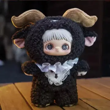 공식 maymei 블랙 암흑림 봉제 인형 키링 백양 백양