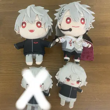 Vtuber 캐릭터 봉제 인형 3체 세트