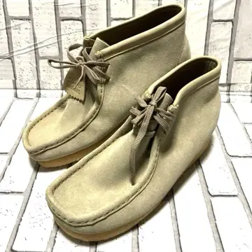 클락스 Clarks 왈라비 처카 부츠 베이지 스웨이드 9M