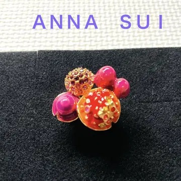 [ 미사용 ] 안나수이 반지 액세서리 여성용 버섯