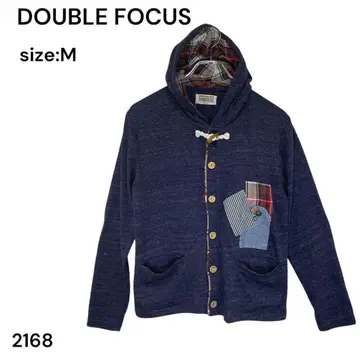 DOUBLE FOCUS 후드티 상의 M 긴팔 멋진 후드