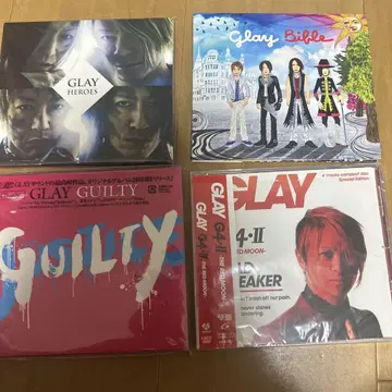 GLAY 앨범 싱글 4개 세트
