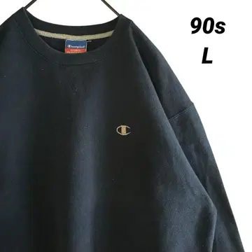 [ 해외 구제 의류 ] 90s US Champion 로고 자수 맨투맨 L