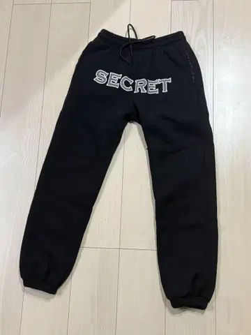 SECRET 셋업 블랙 스웨트 팬츠 S 사이즈