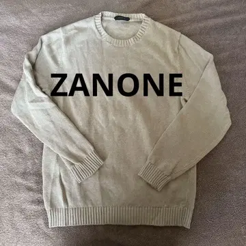 ZANONE 베이지 니트 스웨터