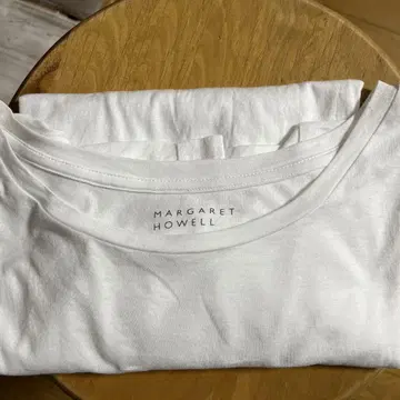 MARGARET HOWELL 화이트 긴팔 T셔츠