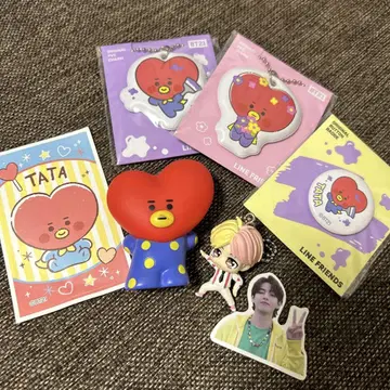 TATA 테테 V 스트랩 캔 배지 씰