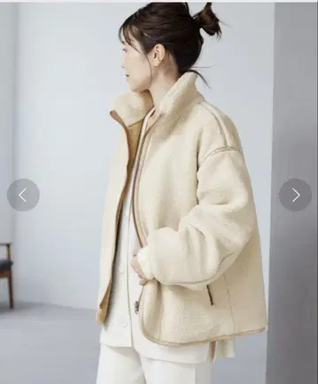 플라주 리버서블 보아 블루종 2