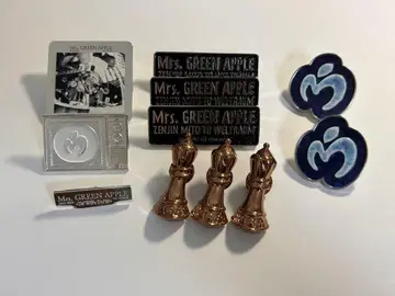 Mrs. GREEN APPLE 핀 배지 6개 세트