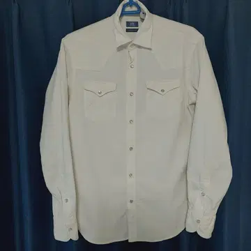 희귀 레어 가마쿠라 셔츠 134 웨스턴 화이트 데님 셔츠