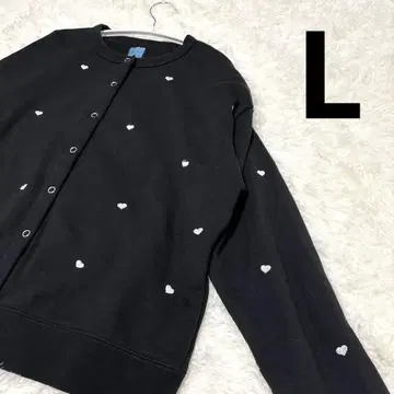 SUNNYSPORTS 가디건 L 사이즈 블랙 하트 자수 coen