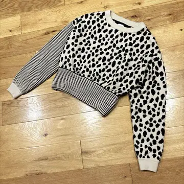 [ AMERI vintage ] 귀여운 DALMATIAN MIX KNIT