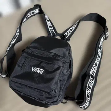 미사용 새상품 반스 VANS 2WAY 백 블랙 백팩 미니 백팩