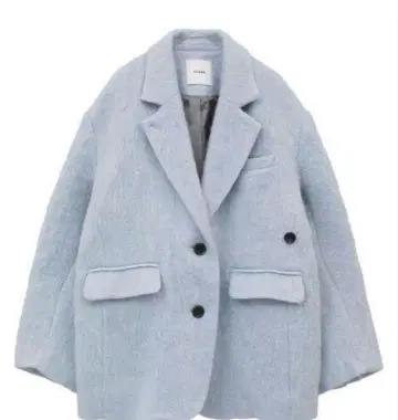 MIX SHAGGY OVER TAILORED JACKET SIZE1