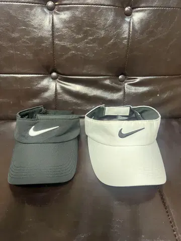 [ NIKE 선바이저 블랙 & 화이트 2개 세트 ]