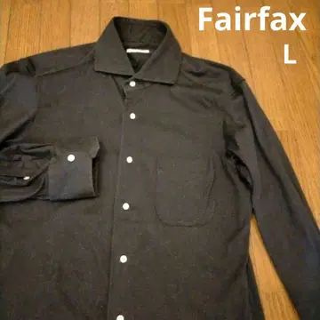 Fairfax 스트레치 긴팔 셔츠 네이비 L 티셔츠