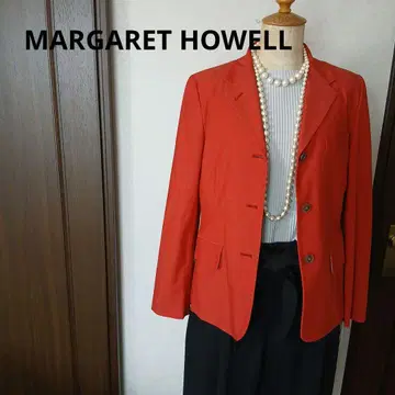 MARGARET HOWELL 3버튼 테일러드 자켓 테라코타